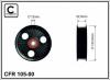CAFFARO 105-00 (10500) Deflection/Guide Pulley, v-ribbed belt
