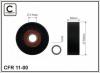 CAFFARO 11-00 (1100) Tensioner Pulley, v-ribbed belt