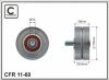 CAFFARO 11-60 (1160) Deflection/Guide Pulley, v-ribbed belt