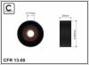 CAFFARO 13-00 (1300) Tensioner Pulley, v-ribbed belt
