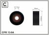 CAFFARO 13-94 (1394) Tensioner Pulley, v-ribbed belt