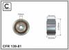 CAFFARO 139-81 (13981) Deflection/Guide Pulley, v-ribbed belt