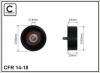CAFFARO 14-18 (1418) Deflection/Guide Pulley, timing belt