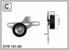 CAFFARO 151-00 (15100) Belt Tensioner, v-ribbed belt