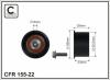 CAFFARO 155-22 (15522) Deflection/Guide Pulley, timing belt