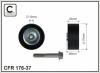 CAFFARO 176-37 (17637) Tensioner Pulley, v-ribbed belt