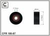 CAFFARO 180-87 (18087) Tensioner Pulley, v-ribbed belt