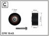 CAFFARO 19-43 (1943) Deflection/Guide Pulley, v-ribbed belt
