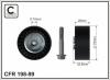 CAFFARO 198-99 (19899) Deflection/Guide Pulley, v-ribbed belt