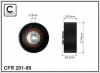CAFFARO 201-99 (20199) Tensioner Pulley, v-ribbed belt