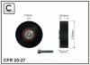 CAFFARO 20-27 (2027) Deflection/Guide Pulley, v-ribbed belt