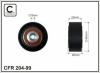 CAFFARO 204-99 (20499) Deflection/Guide Pulley, v-ribbed belt