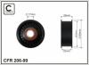 CAFFARO 206-99 (20699) Deflection/Guide Pulley, v-ribbed belt