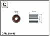 CAFFARO 219-95 (21995) Deflection/Guide Pulley, timing belt