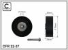 CAFFARO 22-37 (2237) Deflection/Guide Pulley, v-ribbed belt