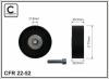 CAFFARO 22-52 (2252) Deflection/Guide Pulley, v-ribbed belt