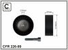 CAFFARO 226-99 (22699) Deflection/Guide Pulley, v-ribbed belt