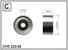 CAFFARO 229-00 (22900) Deflection/Guide Pulley, timing belt