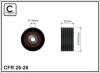 CAFFARO 26-26 (2626) Deflection/Guide Pulley, timing belt