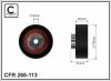 CAFFARO 266-113 (266113) Deflection/Guide Pulley, v-ribbed belt