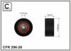 CAFFARO 296-26 (29626) Tensioner Pulley, v-ribbed belt