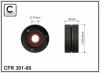 CAFFARO 301-00 (30100) Tensioner Pulley, v-ribbed belt