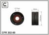 CAFFARO 302-00 (30200) Tensioner Pulley, v-ribbed belt