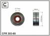 CAFFARO 303-00 (30300) Tensioner Pulley, v-ribbed belt