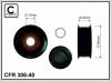 CAFFARO 306-40 (30640) Deflection/Guide Pulley, v-ribbed belt
