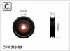 CAFFARO 313-00 (31300) Deflection/Guide Pulley, v-ribbed belt