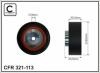 CAFFARO 321-113 (321113) Deflection/Guide Pulley, v-ribbed belt
