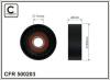 CAFFARO 500203 Tensioner Pulley, v-ribbed belt