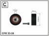 CAFFARO 33-39 (3339) Deflection/Guide Pulley, v-ribbed belt