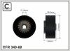CAFFARO 340-68 (34068) Tensioner Pulley, v-ribbed belt