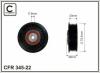 CAFFARO 345-22 (34522) Tensioner Pulley, v-ribbed belt