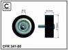 CAFFARO 347-00 (34700) Deflection/Guide Pulley, v-ribbed belt