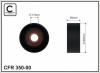 CAFFARO 350-00 (35000) Tensioner Pulley, v-ribbed belt