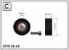 CAFFARO 35-49 (3549) Tensioner Pulley, v-ribbed belt