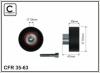 CAFFARO 35-63 (3563) Deflection/Guide Pulley, timing belt