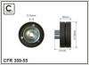 CAFFARO 359-55 (35955) Deflection/Guide Pulley, v-ribbed belt