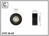 CAFFARO 36-49 (3649) Deflection/Guide Pulley, v-ribbed belt