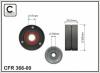 CAFFARO 366-00 (36600) Tensioner Pulley, v-ribbed belt
