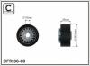 CAFFARO 36-68 (3668) Tensioner Pulley, v-ribbed belt