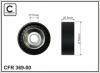 CAFFARO 369-00 (36900) Tensioner Pulley, v-ribbed belt