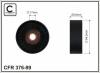 CAFFARO 376-99 (37699) Deflection/Guide Pulley, v-ribbed belt