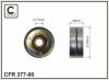 CAFFARO 377-00 (37700) Tensioner Pulley, v-ribbed belt