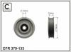 CAFFARO 379-133 (379133) Deflection/Guide Pulley, v-ribbed belt