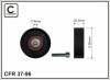 CAFFARO 37-96 (3796) Tensioner Pulley, v-ribbed belt