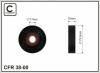CAFFARO 38-00 (3800) Tensioner Pulley, v-ribbed belt
