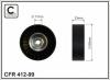 CAFFARO 412-99 (41299) Tensioner Pulley, v-ribbed belt